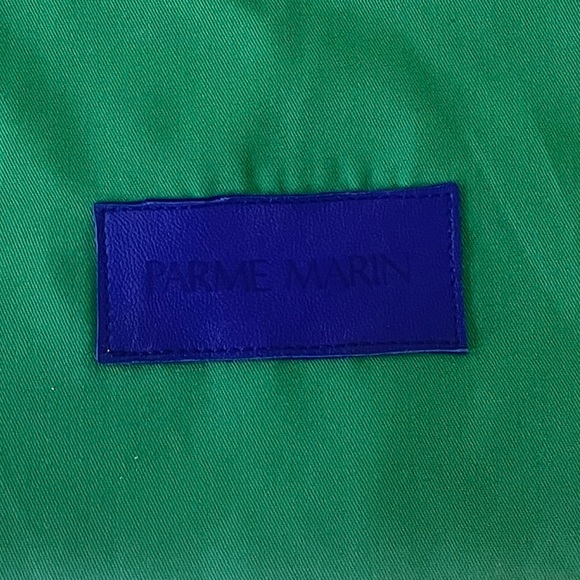 Parme Marin fur and leather slides women's size 9 with original shoe bag - Picture 6 of 6